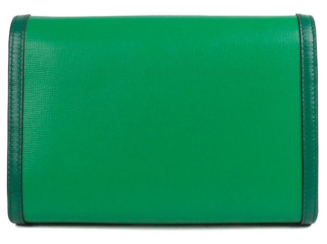 GUCCI - Borsa a spalla Gucci Dionysus Wallet On Chain in pelle verde - vista 3