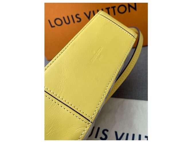 Bolsa de câmera Louis Vuitton Saintonge Damier Azur bege - vista 11