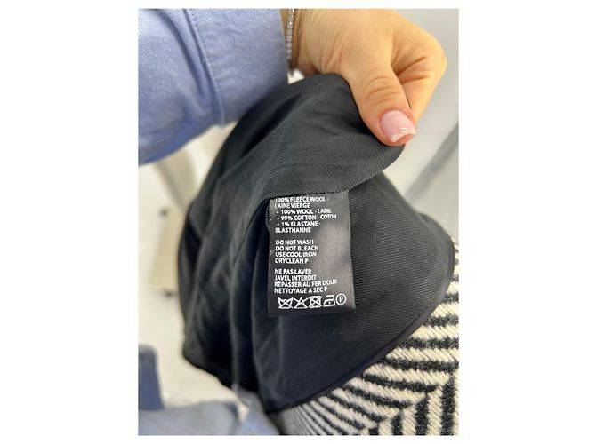 Abrigos Haider Ackermann T.FR 36 Lana Gris - vista 6
