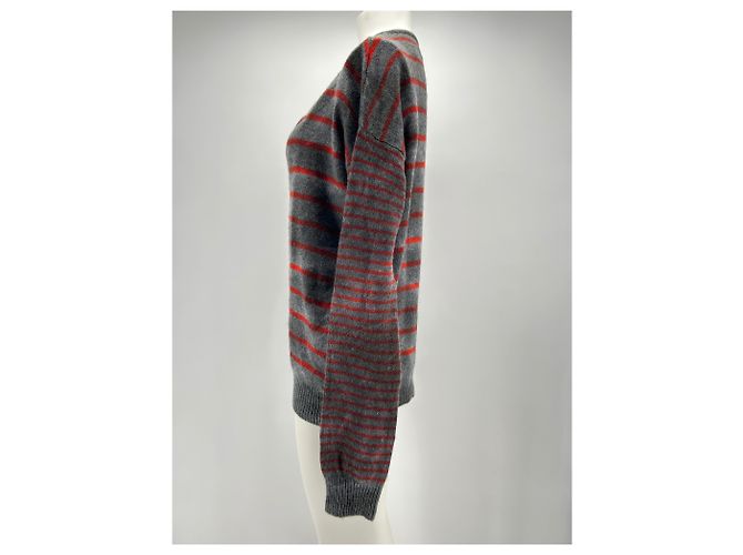 Autre Marque Raquel Allegra Strickwaren T.0-5 0 Kaschmir Grau - Ansicht 4