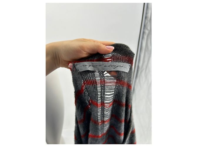 Autre Marque Raquel Allegra Strickwaren T.0-5 0 Kaschmir Grau - Ansicht 5