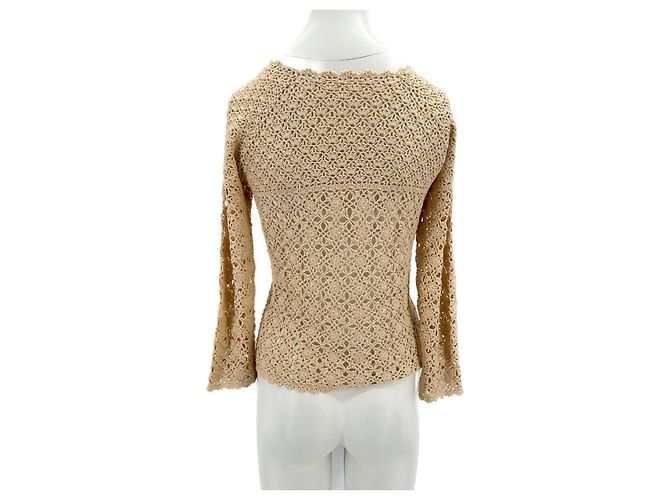 Isabel Marant Strickwaren T.FR 36 Baumwolle Beige - Ansicht 2