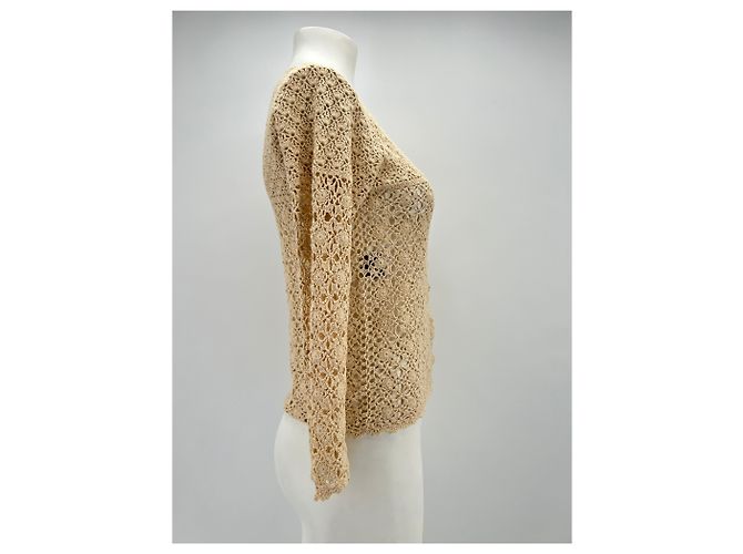 Isabel Marant Strickwaren T.FR 36 Baumwolle Beige - Ansicht 3