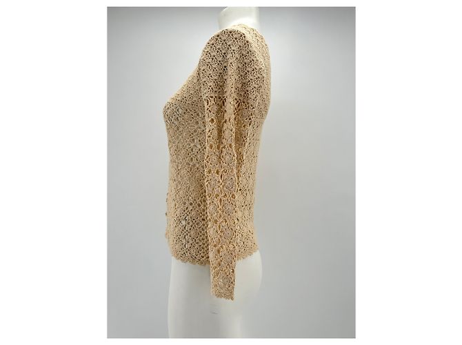 Isabel Marant Strickwaren T.FR 36 Baumwolle Beige - Ansicht 4