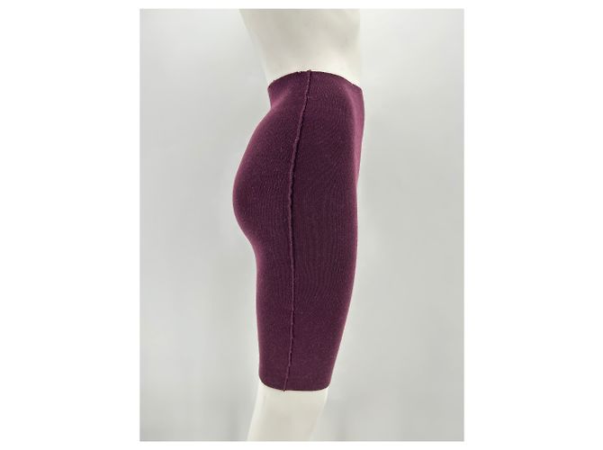 Falda Leetha T.International XS Cachemira Burdeos - vista 3