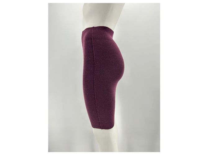Falda Leetha T.International XS Cachemira Burdeos - vista 4