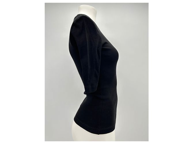 Autre Marque Rosetta Getty lidera T.International S Cotton Negro - vista 3