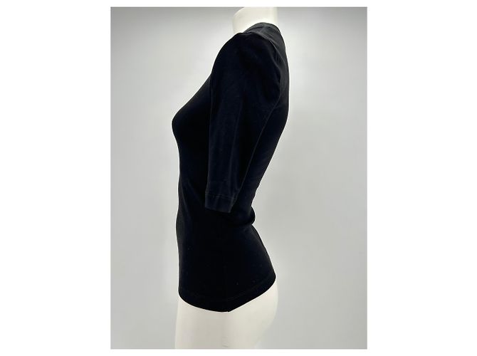 Autre Marque Rosetta Getty lidera T.International S Cotton Negro - vista 4