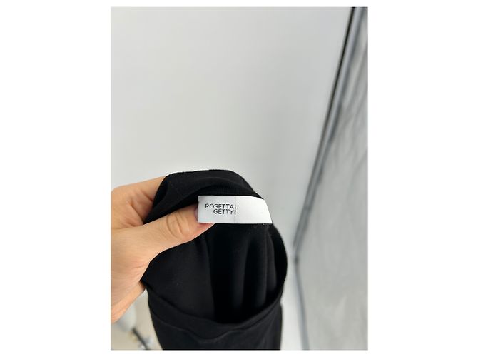 Autre Marque Rosetta Getty lidera T.International S Cotton Negro - vista 5