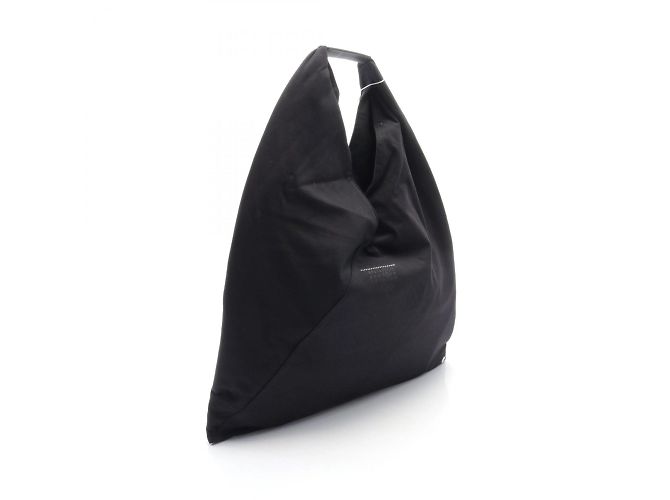 Maison Martin Margiela Bolso tote de algodón negro MM6 Maison Margiela - Ansicht 3