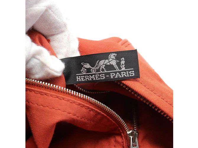 Borsa a Spalla MM Pochette Acapulco di Hermès Arancione - vista 5