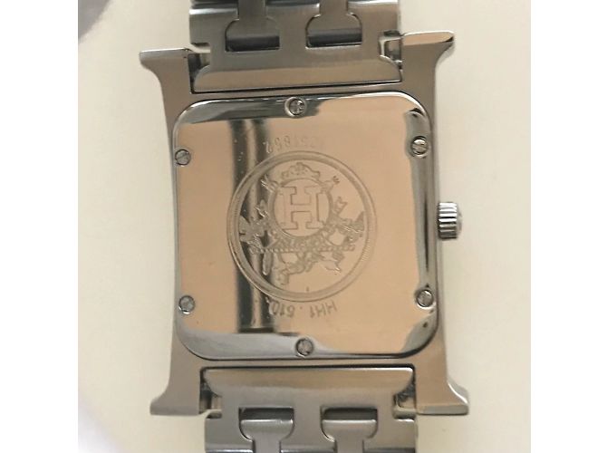 Hermès Orologio da polso uomo Hermes Heure H Argento - vista 2