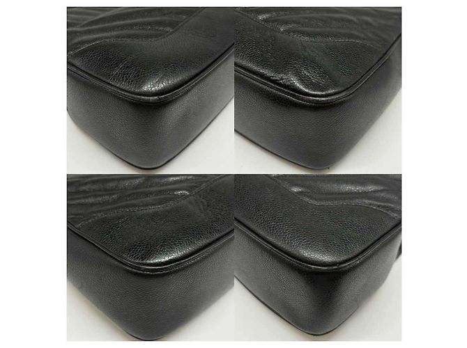 Bolsa de mão em couro caviar Chanel Preto - vista 3