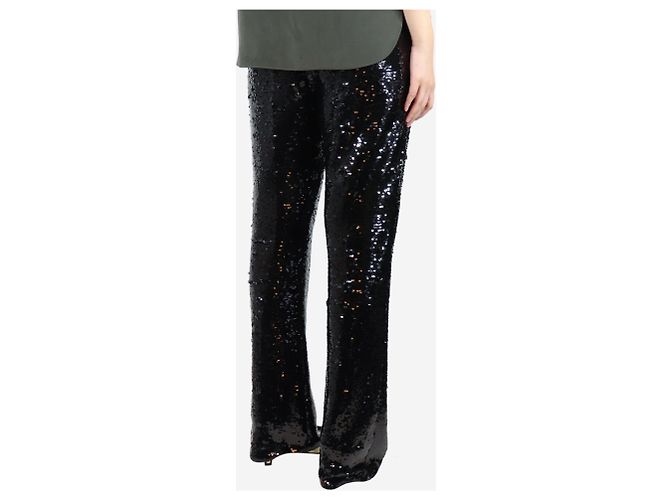 Blumarine Schwarze Paillettenhose - Größe UK 14 - Ansicht 3