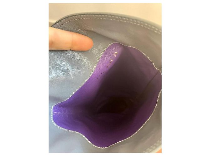 Sergio Rossi Blade Runner Lederstiefel mit Absatz Grau - Ansicht 13