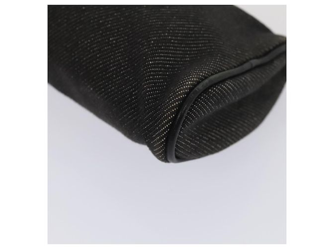 Pochette GUCCI Denim Grigio Argento 90627 Auth ac3227 Marrone - vista 15