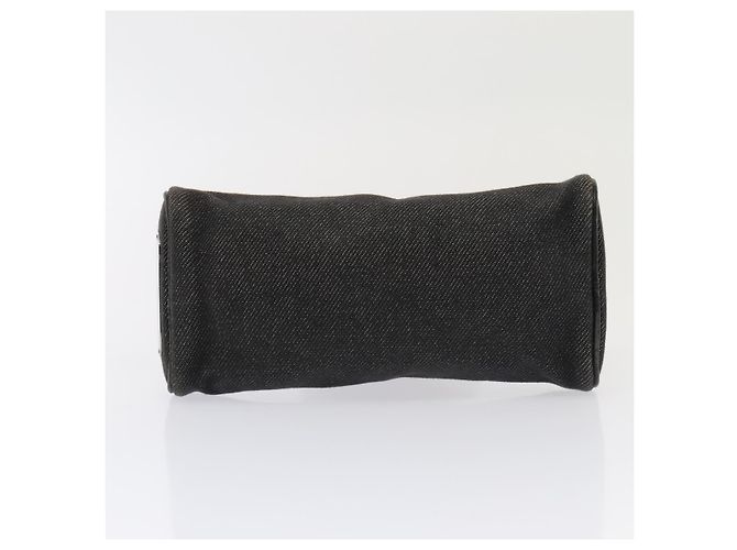 Pochette GUCCI Denim Grigio Argento 90627 Auth ac3227 Marrone - vista 6