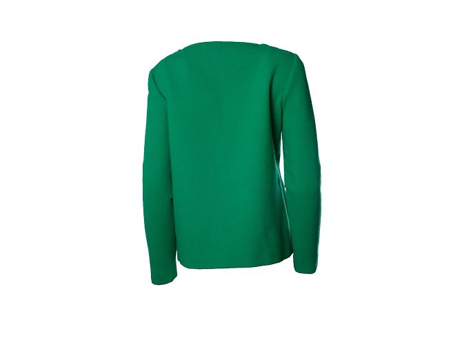 Marni, top de lana verde con cremalleras - vista 2