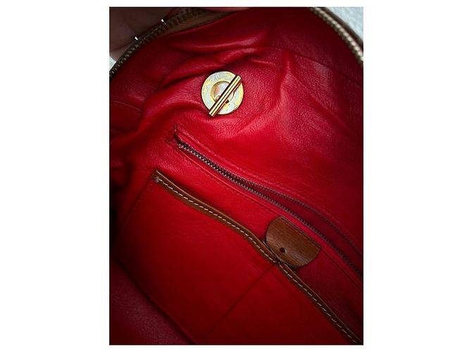 Borsa a tracolla Céline in pelle marrone - vista 12