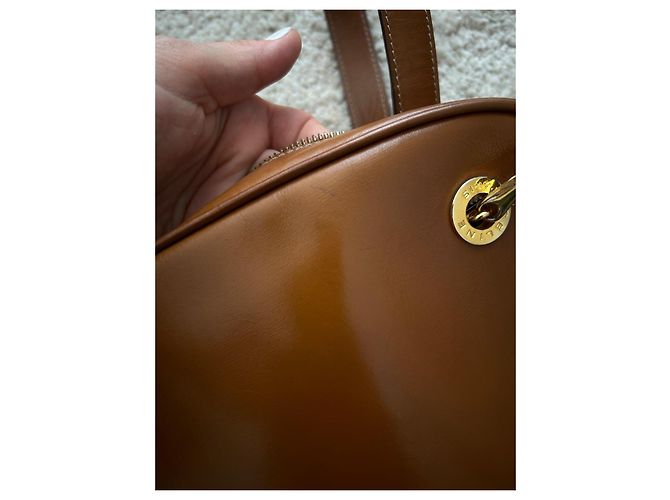 Borsa a tracolla Céline in pelle marrone - vista 16