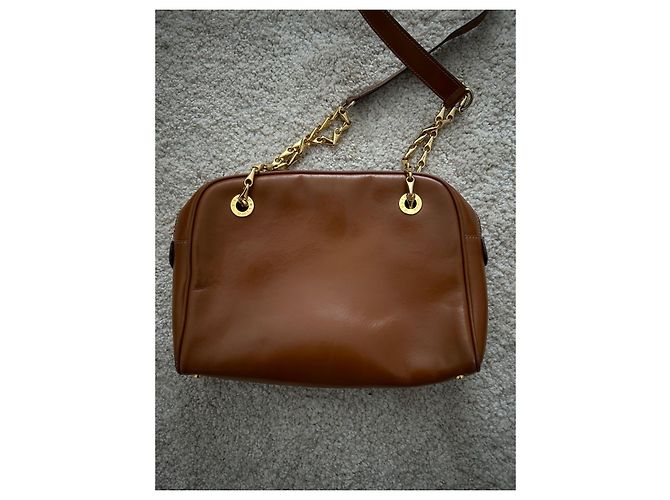 Borsa a tracolla Céline in pelle marrone - vista 7