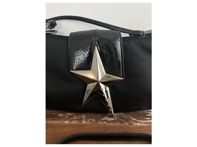 Borsa Baguette Thierry Mugler Zenith 1 Nera Nylon Nero - vista 3