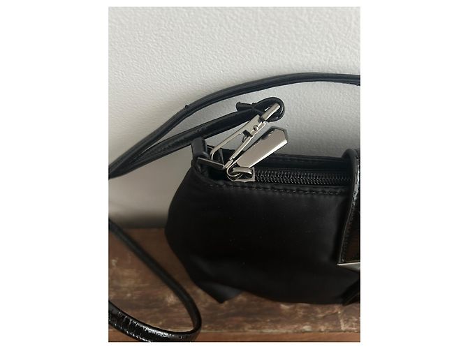 Borsa Baguette Thierry Mugler Zenith 1 Nera Nylon Nero - vista 4