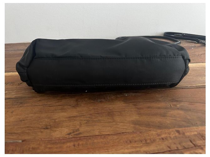 Borsa Baguette Thierry Mugler Zenith 1 Nera Nylon Nero - vista 7