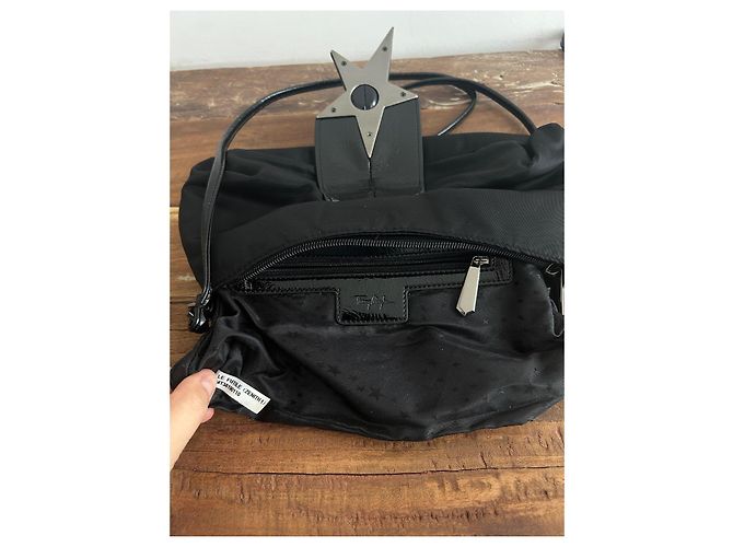 Borsa Baguette Thierry Mugler Zenith 1 Nera Nylon Nero - vista 9