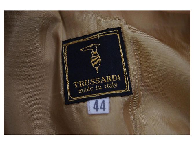 Falda Trussardi de cuero naranja - vista 3