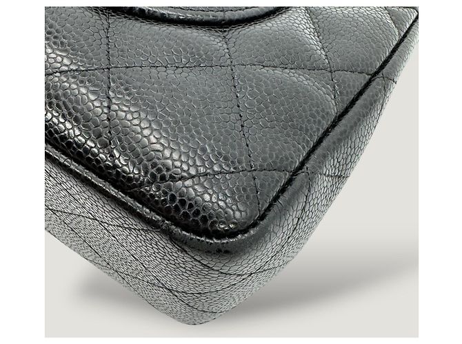 Timeless borsa a flap jumbo classica senza tempo CHANEL Nero - vista 10