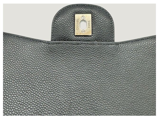 Timeless borsa a flap jumbo classica senza tempo CHANEL Nero - vista 13