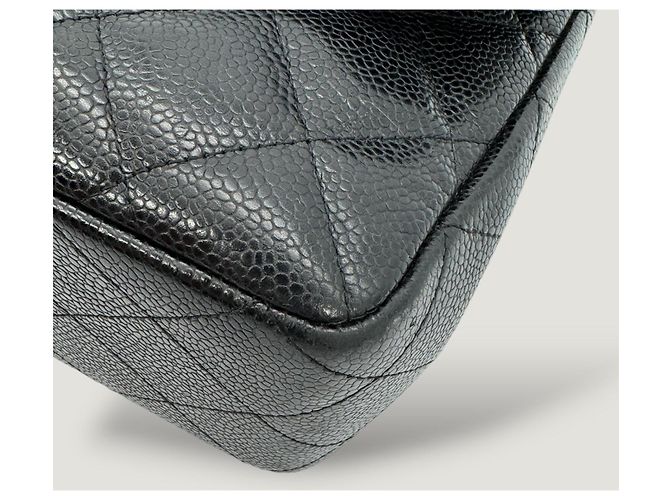 Timeless borsa a flap jumbo classica senza tempo CHANEL Nero - vista 7