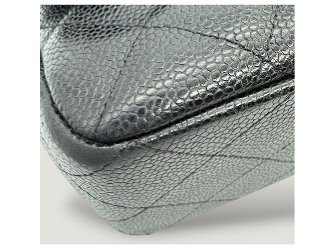 Timeless borsa a flap jumbo classica senza tempo CHANEL Nero - vista 8
