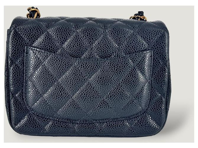 Timeless CHANEL clásico atemporal cuadrado mini caviar negro - vista 5