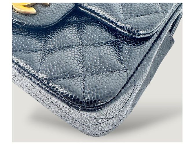 Timeless CHANEL clásico atemporal cuadrado mini caviar negro - vista 6