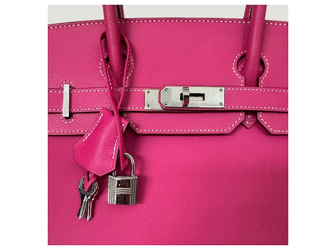 Hermès Birkin 30 Rosa Pink Rot - Ansicht 12
