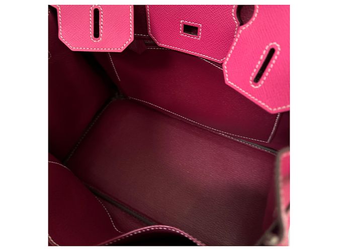 Hermès Birkin 30 Rosa Pink Rot - Ansicht 14