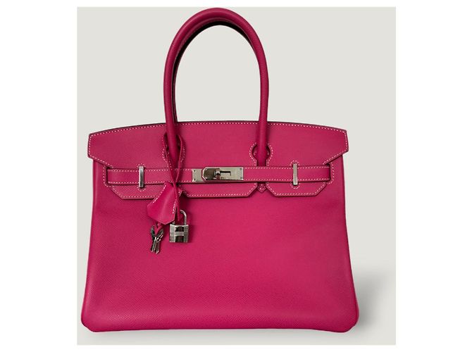 Hermès Birkin 30 Rosa Pink Rot - Ansicht 2