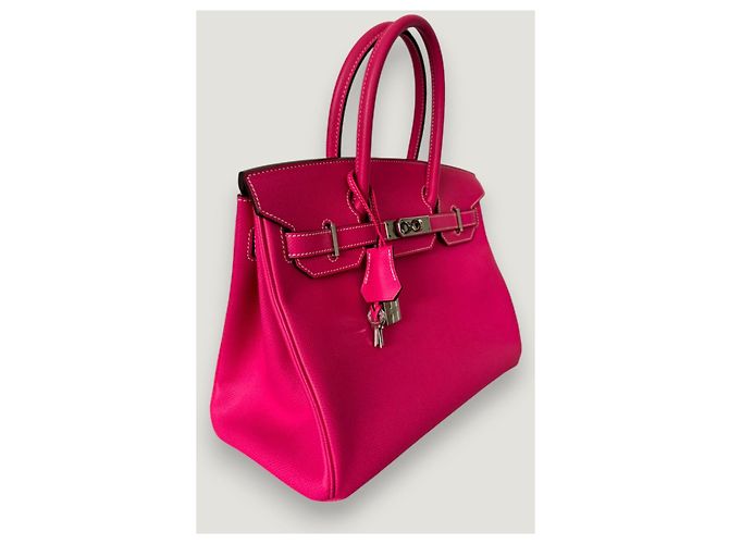 Hermès Birkin 30 Rosa Pink Rot - Ansicht 4