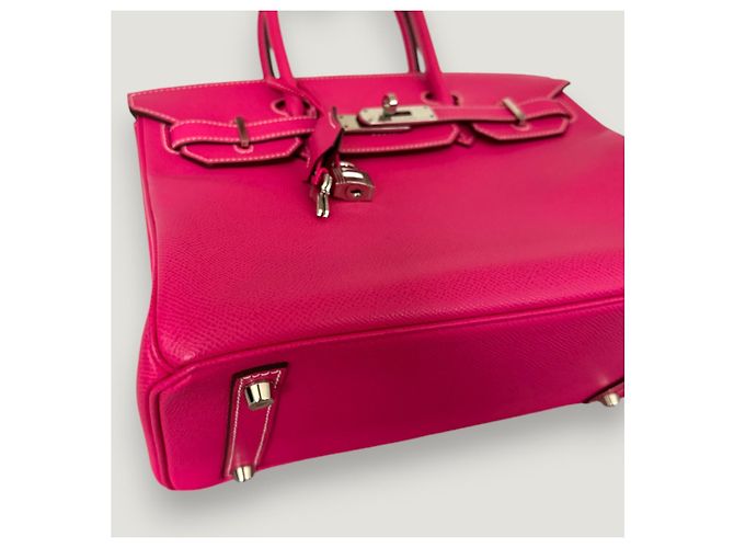 Hermès Birkin 30 Rosa Pink Rot - Ansicht 8
