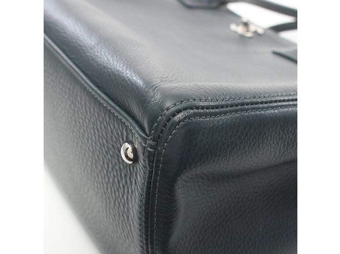Executive Borsa Tote Esecutiva Chanel in Pelle Blu Navy - vista 8