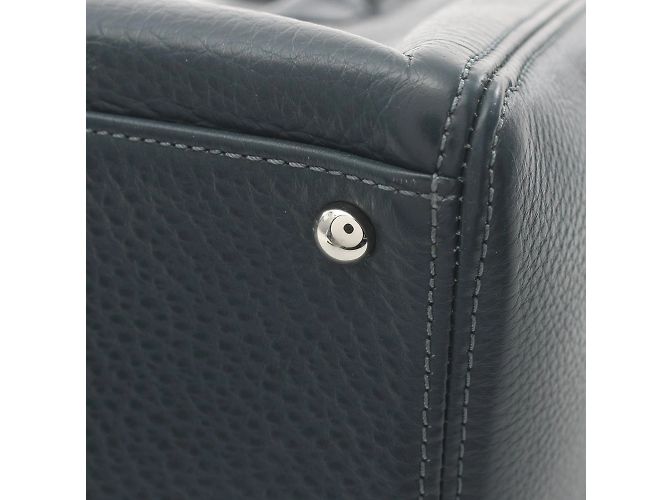 Executive Borsa Tote Esecutiva Chanel in Pelle Blu Navy - vista 9