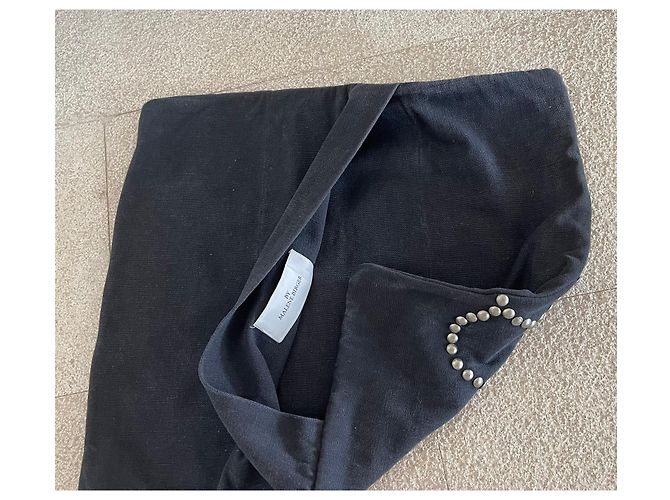 2 federe per cuscini nere con borchie By Malene Birger 45 x 45 cm Nero - vista 3