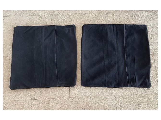 2 federe per cuscini nere con borchie By Malene Birger 45 x 45 cm Nero - vista 5