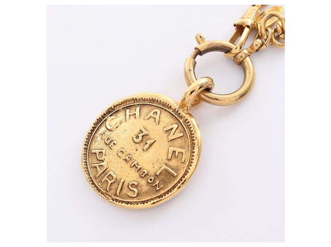 Collana placcata in oro Chanel 31 Rue Cambon D'oro - vista 2