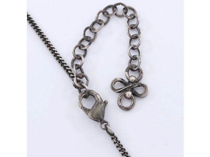 Collana con moneta Mademoiselle CHANEL Argento - vista 4