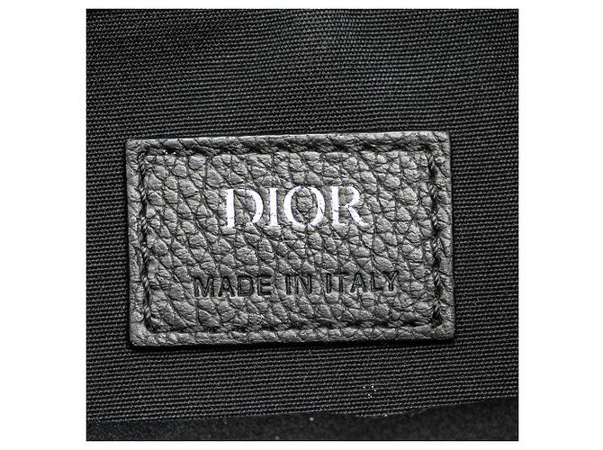 Borsa messenger Saddle in tela blu obliqua Dior Blu navy - vista 5