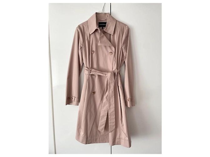 Gabardina de algodón Emporio Armani Rosa - vista 2