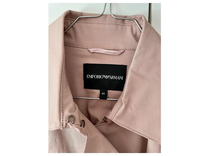 Gabardina de algodón Emporio Armani Rosa - vista 3